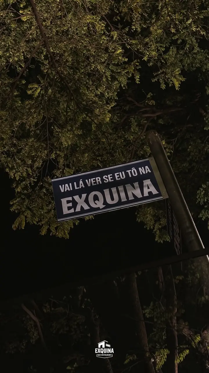 Placa Vai lá ver se eu tô na Exquina em Presidente Prudente